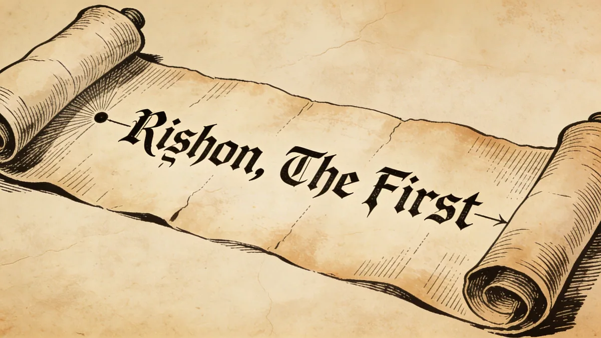 Visual depiction of Rishon