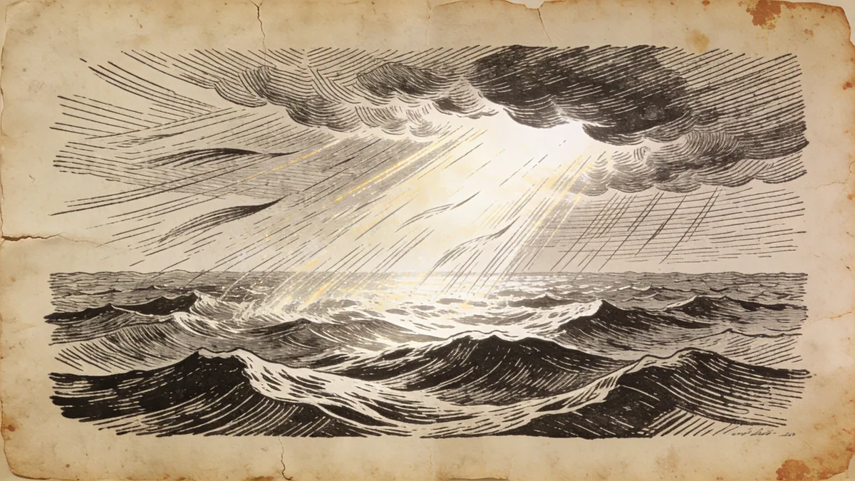 Visual depiction of Ruach Elohim