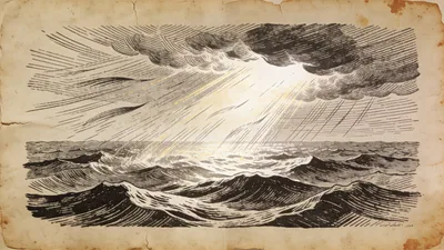 Visual depiction of Ruach Elohim