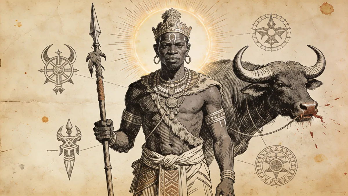 Visual depiction of Ryangombe