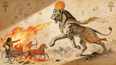 Visual depiction of Sekhmet