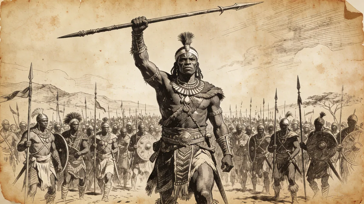 Visual depiction of Shaka Zulu
