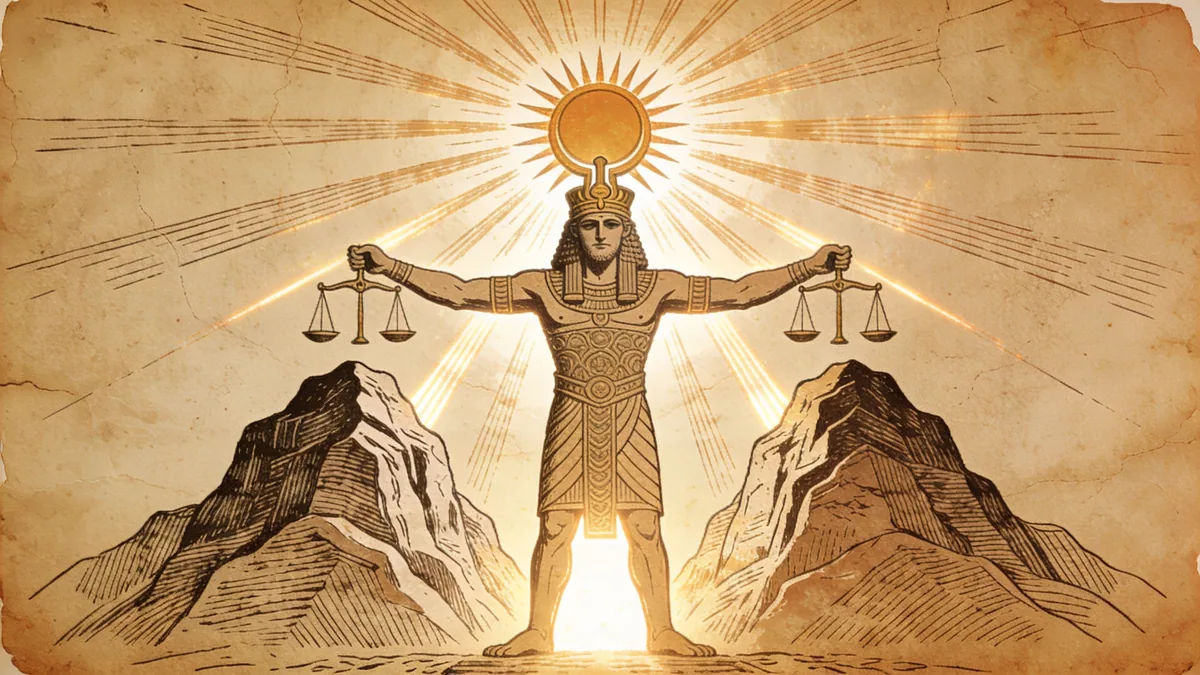 Visual depiction of Shamash