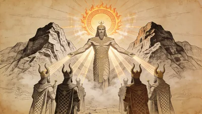 Visual depiction of Shamash