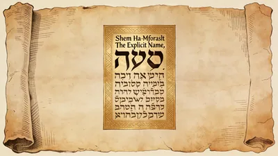 Visual depiction of Shem Ha-Meforash