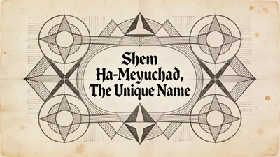 Visual depiction of Shem Ha-Meyuchad