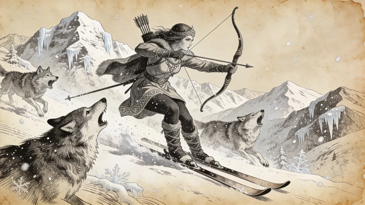 Visual depiction of Skadi