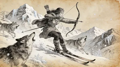 Visual depiction of Skadi