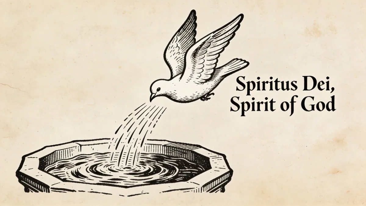 Visual depiction of Spiritus Dei
