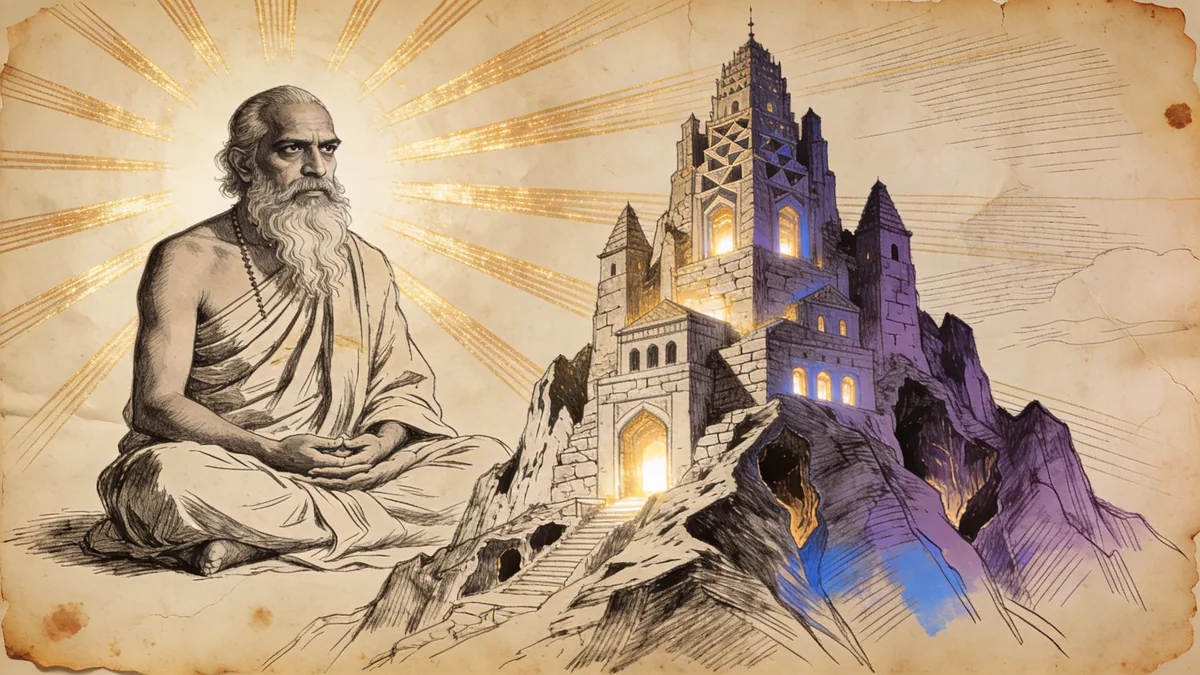Visual depiction of Sri Aurobindo