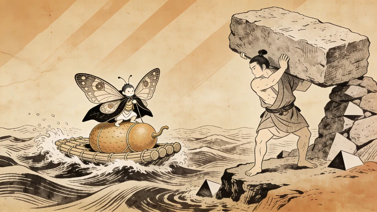 Visual depiction of Sukunabikona