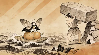 Visual depiction of Sukunabikona