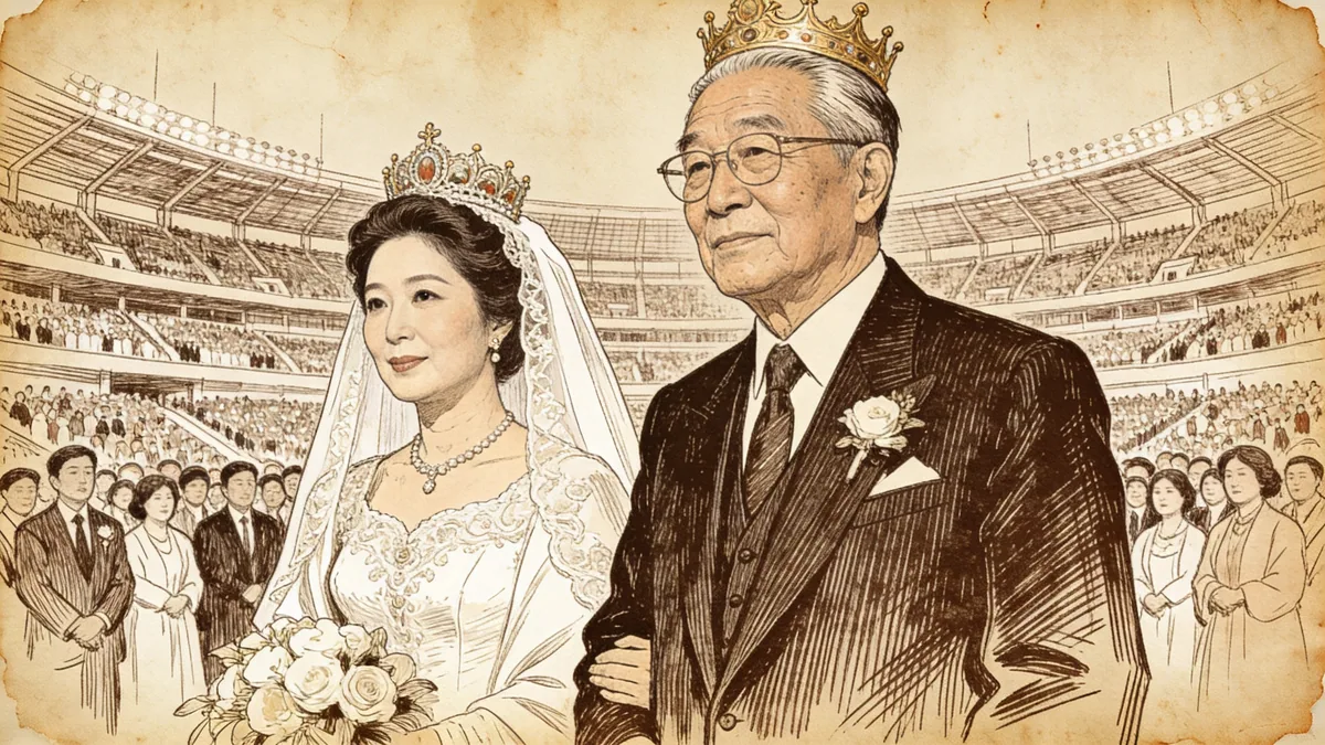 Visual depiction of Sun Myung Moon