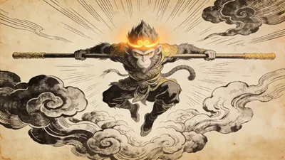 Visual depiction of Sun Wukong