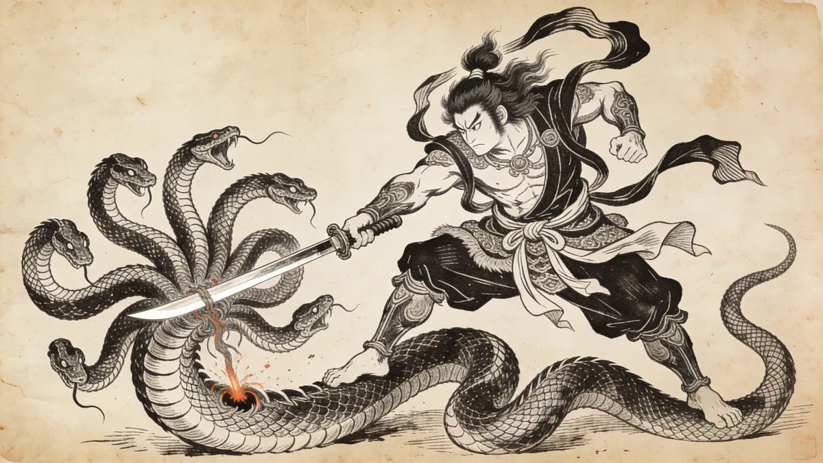 Visual depiction of Susanoo