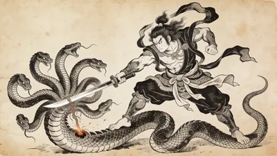 Visual depiction of Susanoo