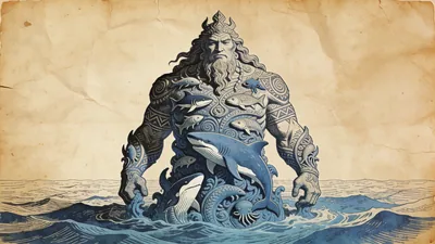 Visual depiction of Tangaroa