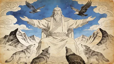 Visual depiction of Tengri