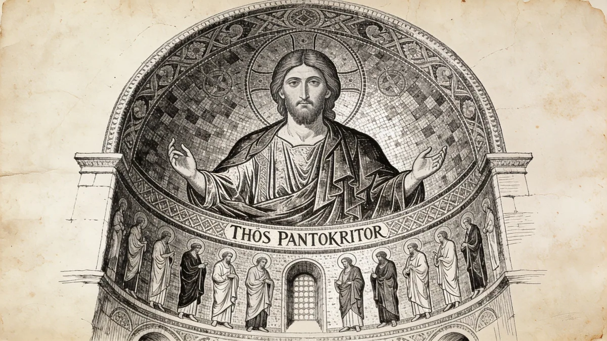 Visual depiction of Theos Pantokrator