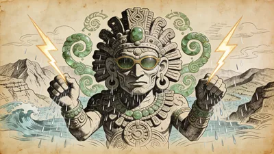 Visual depiction of Tlaloc