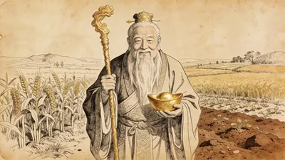 Visual depiction of Tu Di Gong