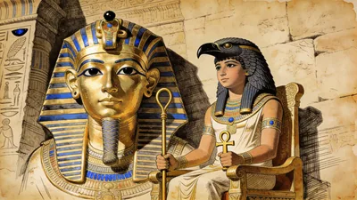 Visual depiction of Tutankhamun