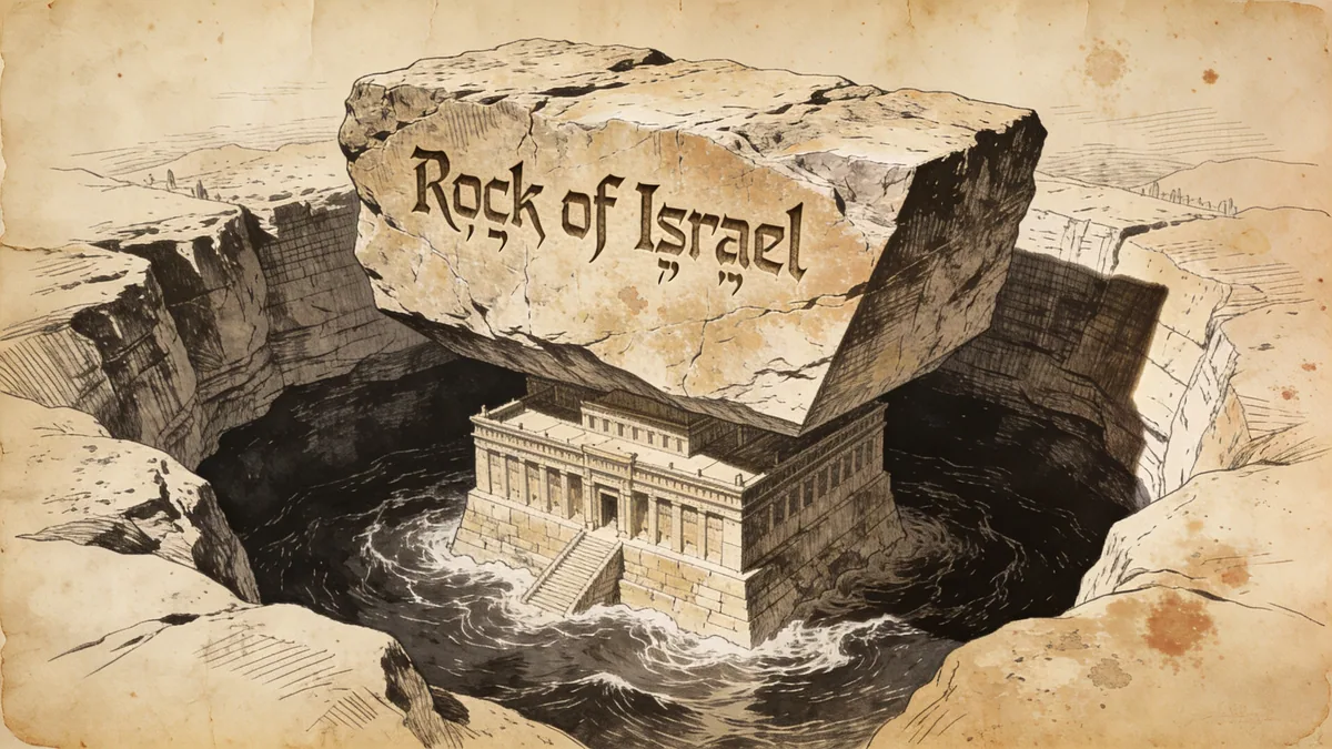 Visual depiction of Tzur Yisrael