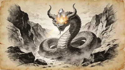 Visual depiction of Uktena