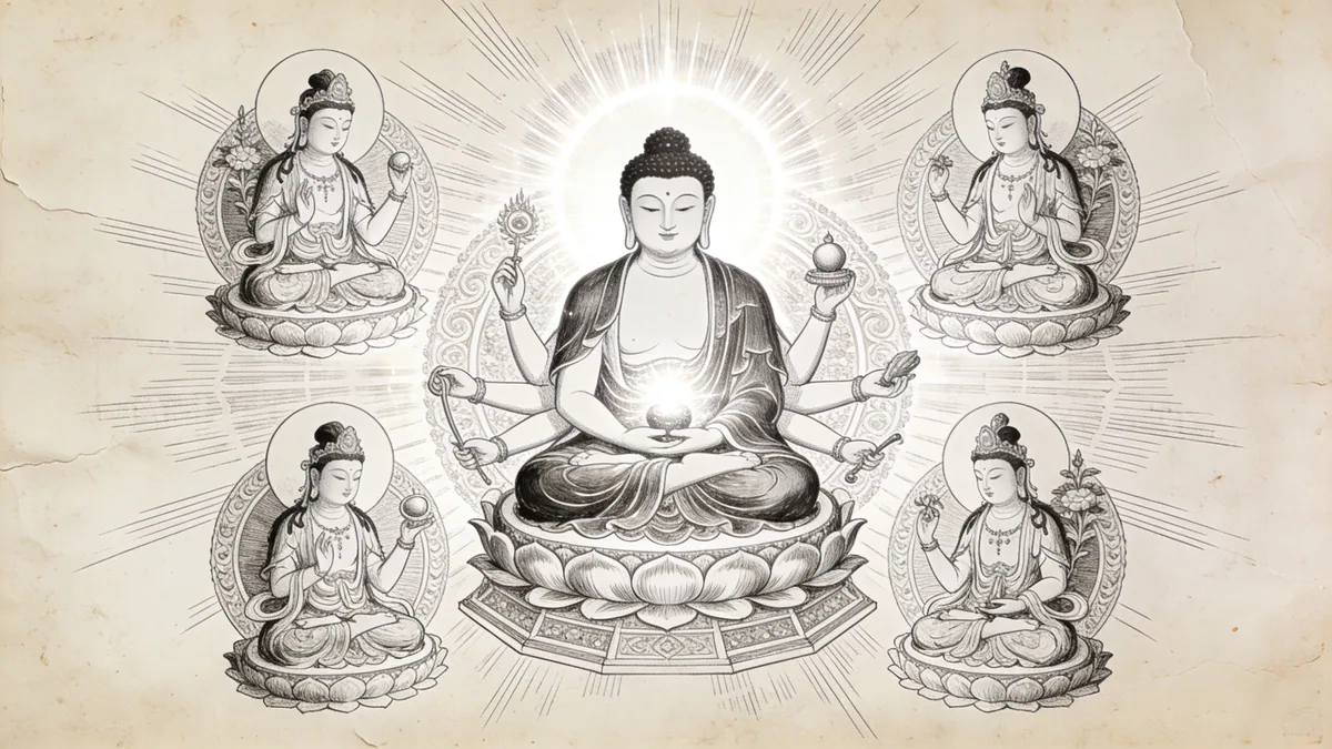 Visual depiction of Vairocana