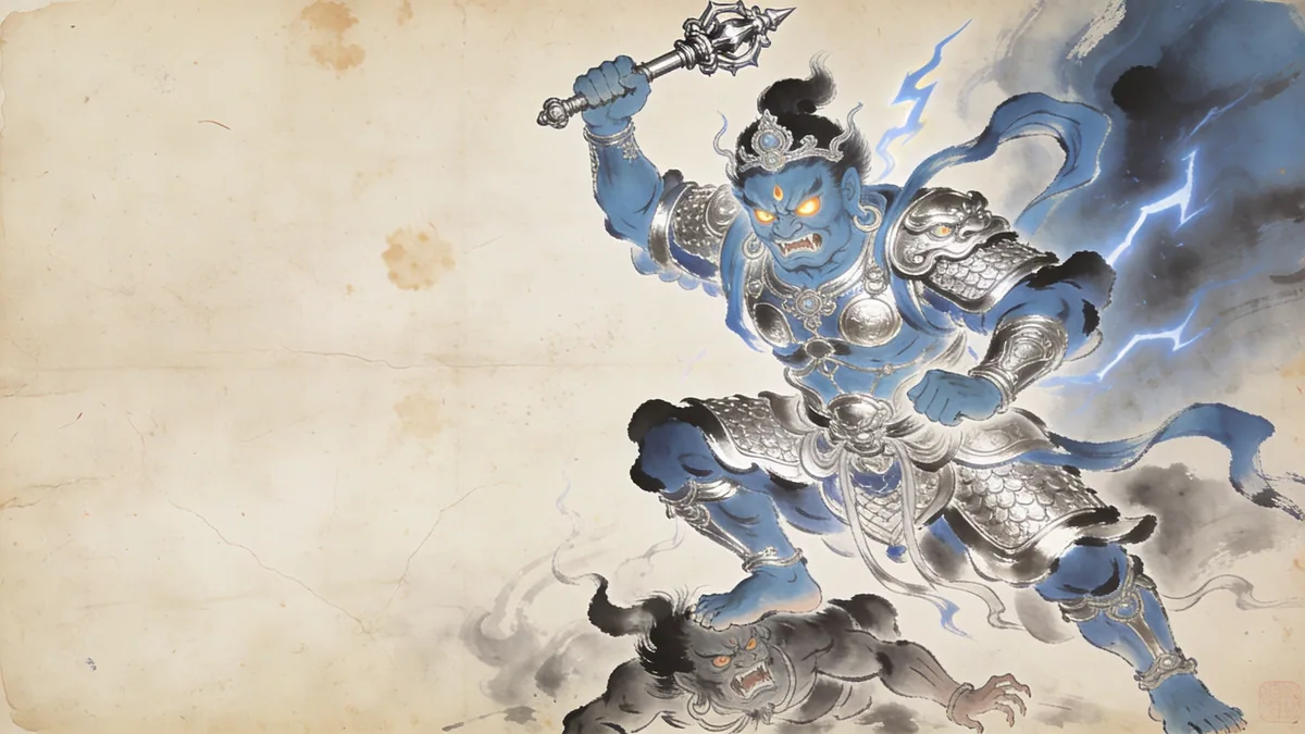 Visual depiction of Vajrapani