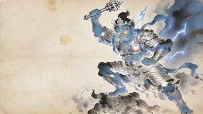 Visual depiction of Vajrapani