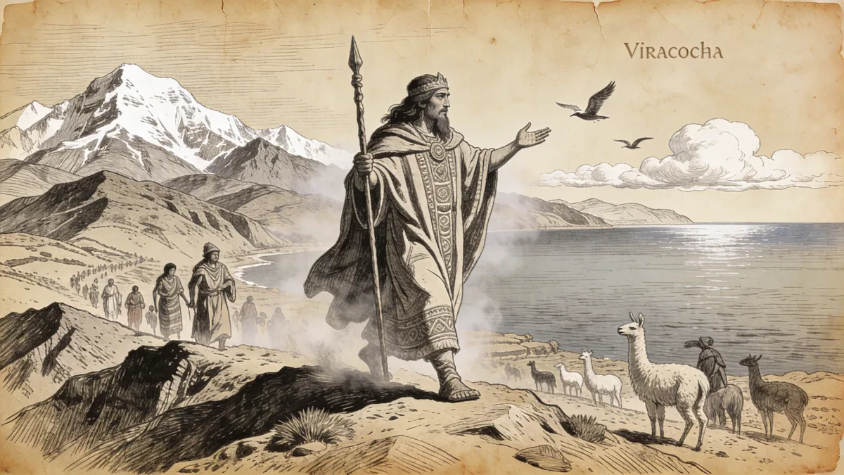 Visual depiction of Viracocha