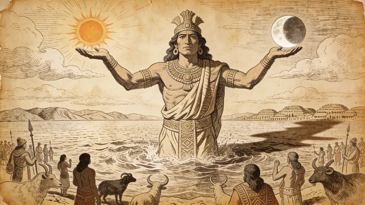 Visual depiction of Viracocha