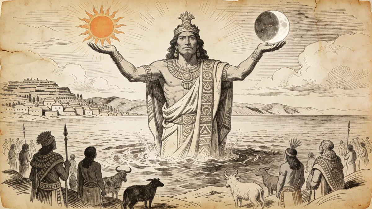 Visual depiction of Viracocha