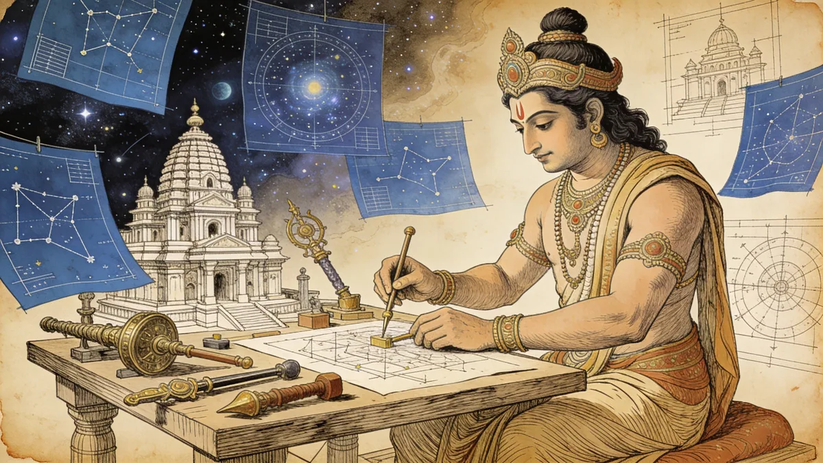 Visual depiction of Vishvakarma