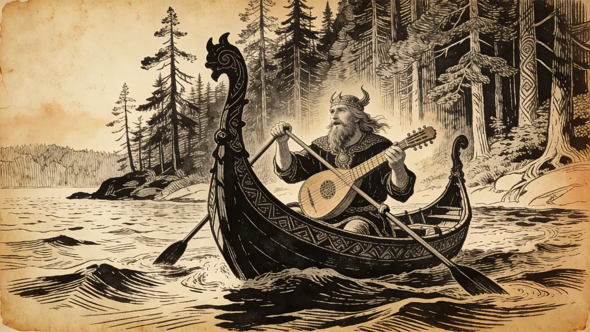 Visual depiction of Väinämöinen