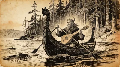 Visual depiction of Väinämöinen