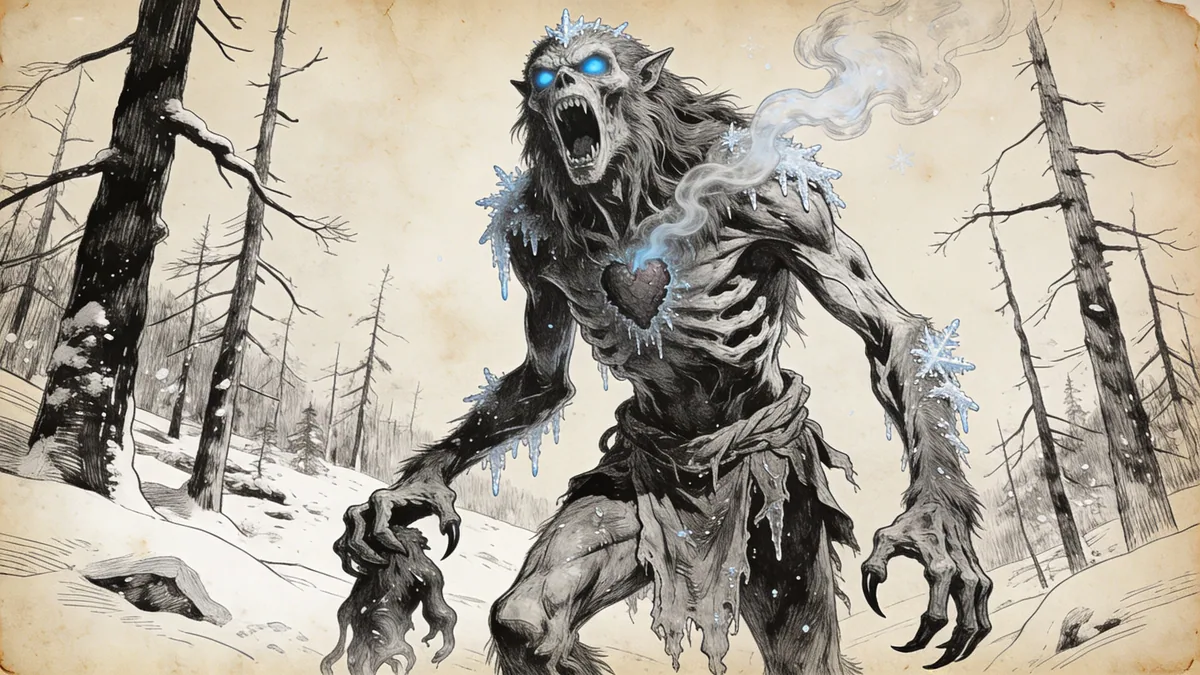 Visual depiction of Wendigo