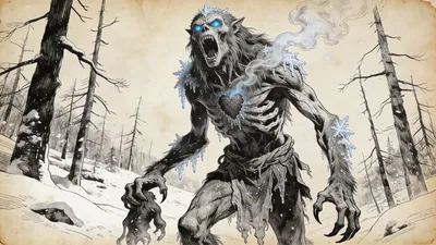 Visual depiction of Wendigo