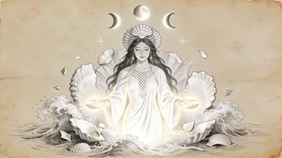 Visual depiction of White Shell Woman