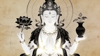 Visual depiction of White Tara