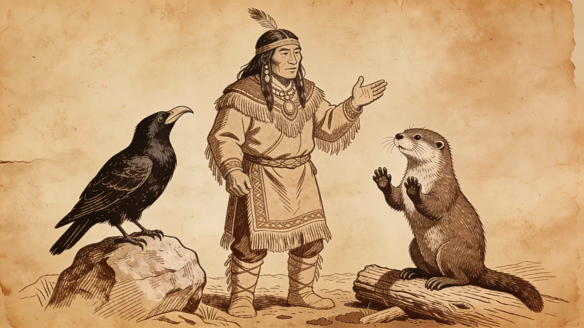 Visual depiction of Wisakedjak