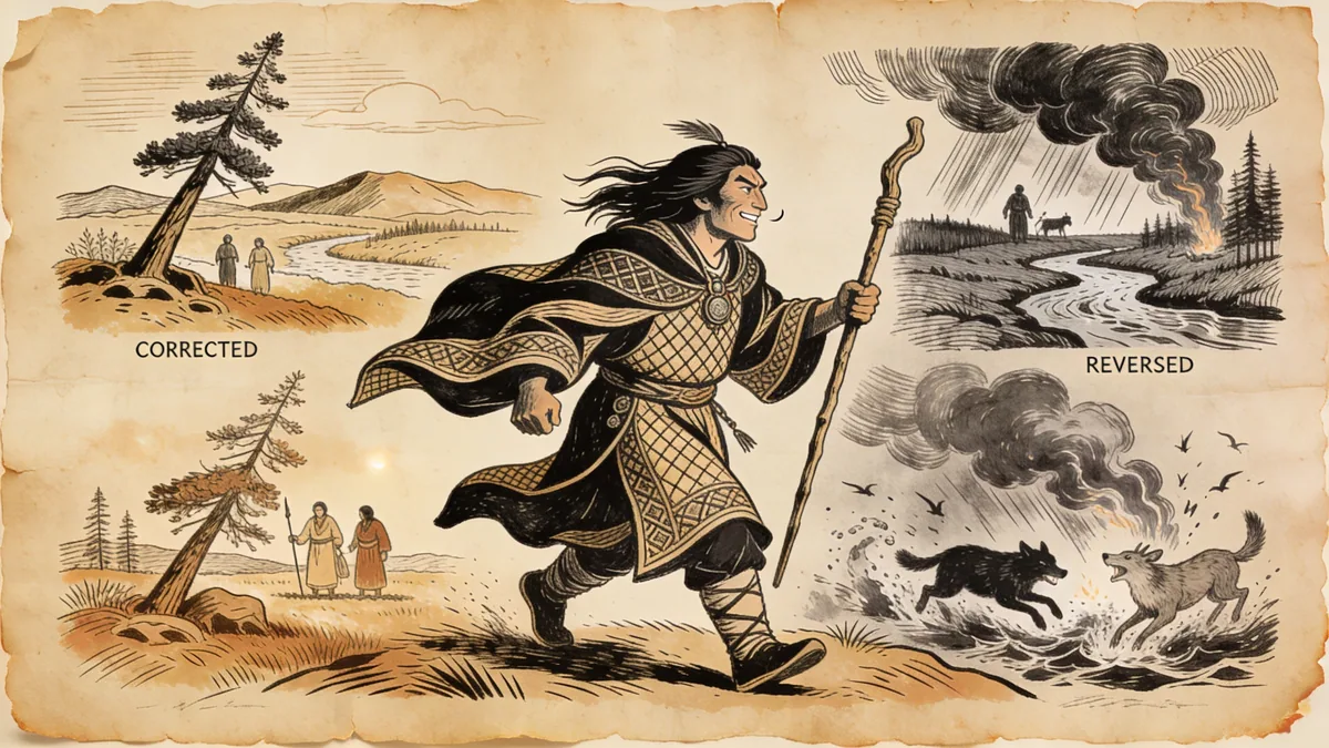 Visual depiction of Wisakedjak