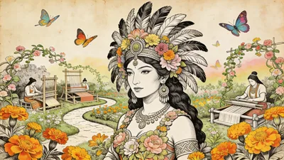 Visual depiction of Xochiquetzal