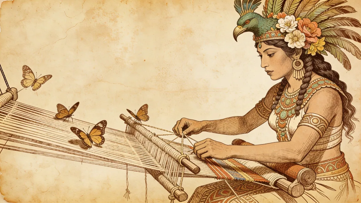 Visual depiction of Xochiquetzal