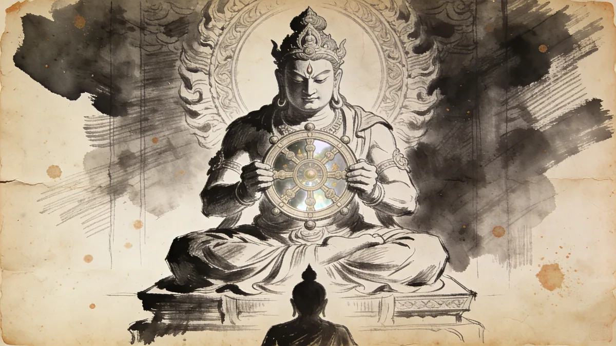 Visual depiction of Yama Dharmaraja
