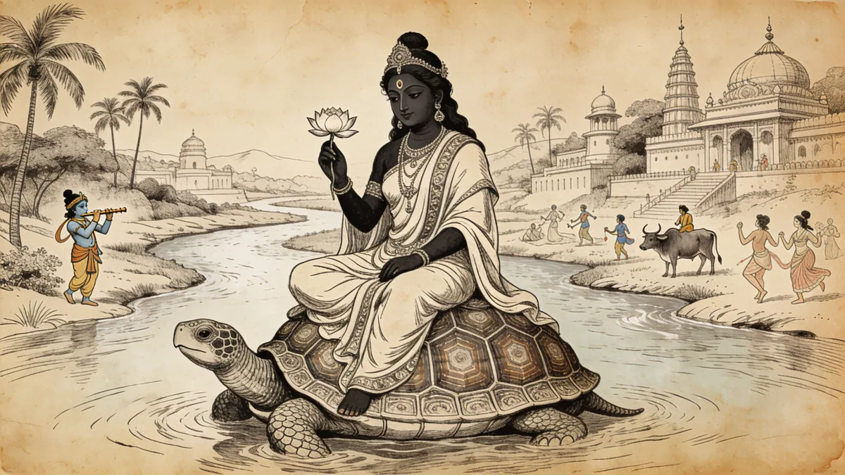 Visual depiction of Yamuna