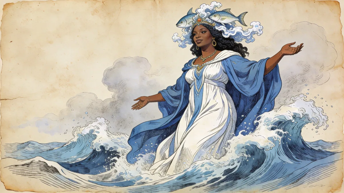Visual depiction of Yemoja