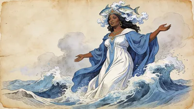 Visual depiction of Yemoja