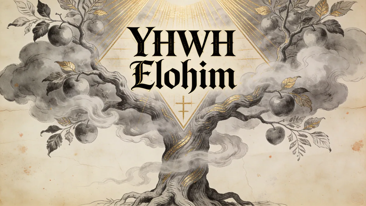 Visual depiction of YHWH Elohim